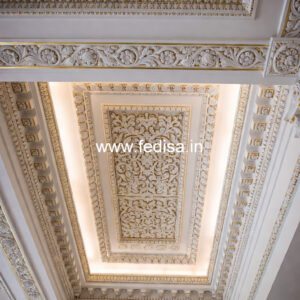 Carved Ceiling Design Low Budget False Ceiling Design No-1314