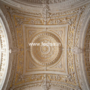 Carved Ceiling Design Car Porch Pop Design No-1324