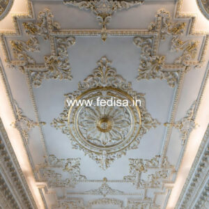 Carved Ceiling Design Fall Ceiling Room No-1337
