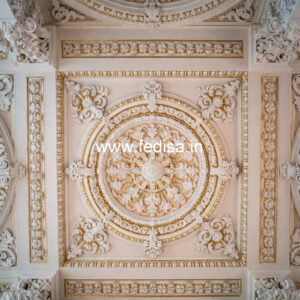 Carved Ceiling Design Tv False Ceiling No-1356