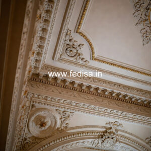 Carved Ceiling Design Big Hall Ceiling Design No-1357