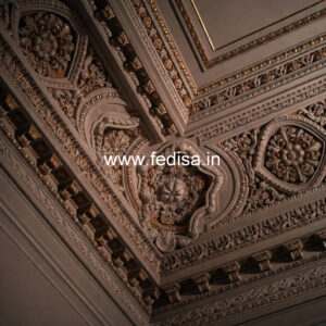 Carved Ceiling Design Pop Ka Minus Plus Design No-1384