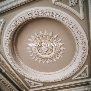 Carved Ceiling Design Putty Design On Ceiling No-1400