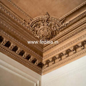 Carved Ceiling Design False Ceiling Color Ideas No-1407