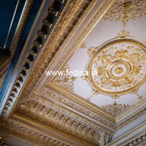 Carved Ceiling Design False Ceiling Design For Small Shop No-1444