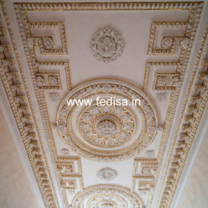 Carved Ceiling Design Modern Plus Minus Pop Design No-1470