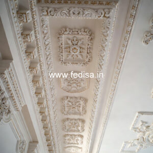 Carved Ceiling Design Gray Ceiling Design No-1479