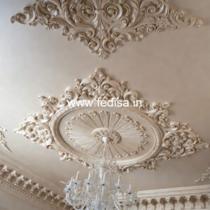 Carved Ceiling Design Golden Ceiling Design No-1492