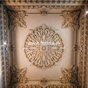 Carved Ceiling Design Small Hall Pop Design No-1555