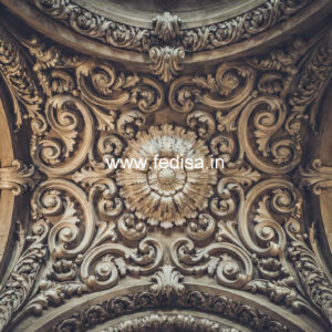 Carved Ceiling Design Pop Hall Ceiling No-1582