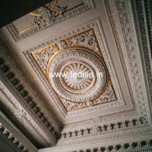 Carved Ceiling Design False Ceiling For Pooja Room No-1609