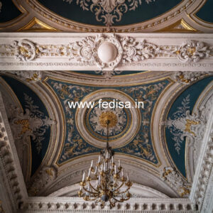 Carved Ceiling Design False Ceiling Design For L Shaped Living Room No-1631