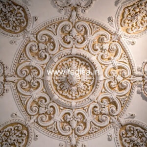 Carved Ceiling Design Simple False Ceiling Design For Bedroom With Fan No-1642