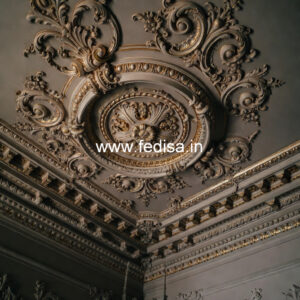 Carved Ceiling Design False Ceiling Design For Hall Room No-1669