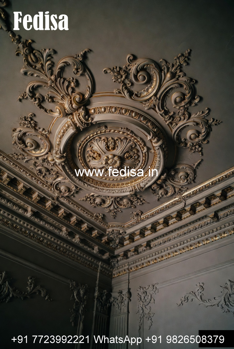 Carved Ceiling Design False Ceiling Design For Hall Room No-1669