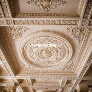 Carved Ceiling Design Pop Design In Porch No-1679