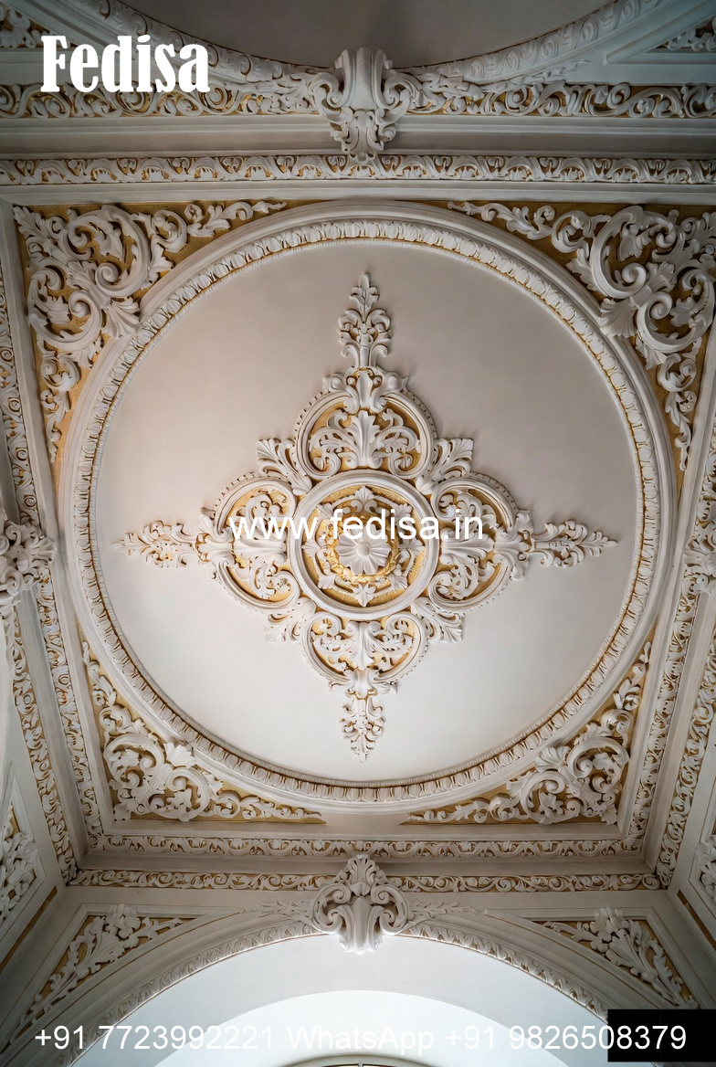 Carved Ceiling Design Ceiling Stencil No-1681