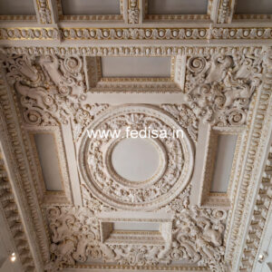 Carved Ceiling Design Living Hall False Ceiling Design No-1731