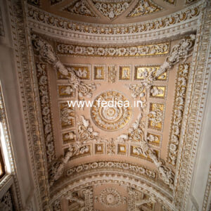 Carved Ceiling Design Half Ceiling Design For Bedroom No-1743