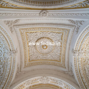 Carved Ceiling Design Entrance Lobby False Ceiling Design No-1751