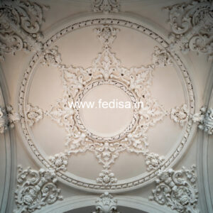 Carved Ceiling Design Royal False Ceiling Design For Bedroom No-1761