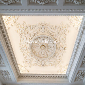 Carved Ceiling Design Tv Hall Ceiling Design No-1769