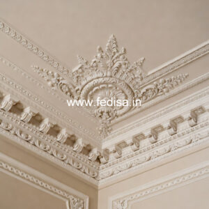 Carved Ceiling Design High Ceiling Living Room Design Ideas No-1781