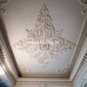 Carved Ceiling Design Ceiling Fan Color Design No-1783