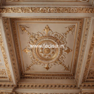Carved Ceiling Design Dining Hall Ceiling No-1800