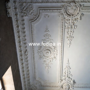 Carved Ceiling Design Pop Design For Duplex Hall No-1810