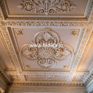 Carved Ceiling Design Pop Design For Long Hall No-1837