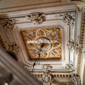 Carved Ceiling Design Gray Ceiling Design No-1842