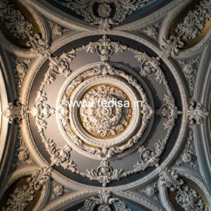 Carved Ceiling Design Office Room Ceiling Design No-1929