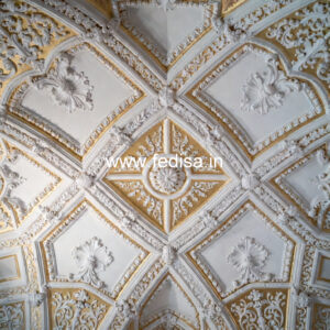 Carved Ceiling Design False Ceiling Plus Minus Design No-1942