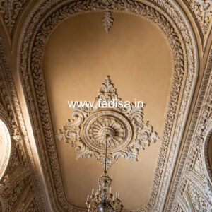 Carved Ceiling Design Drawing Room Down Ceiling No-1957