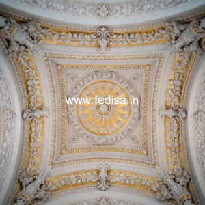 Carved Ceiling Design Pop Design Mandir No-1978