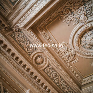 Carved Ceiling Design Wooden False Ceiling Ideas No-2029