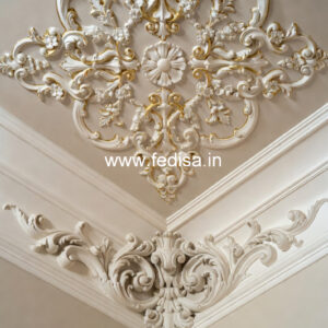 Carved Ceiling Design Flower Design False Ceiling No-2030