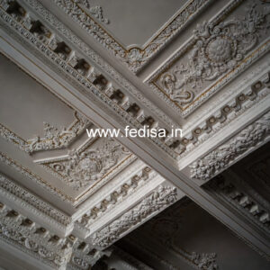 Carved Ceiling Design Half Ceiling Pop Design No-2050