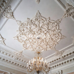 Carved Ceiling Design Flat Pop Design No-2096