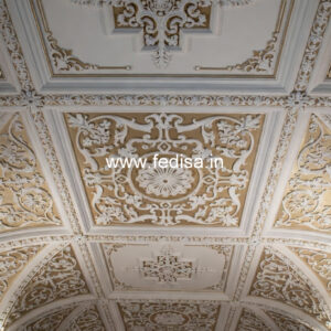 Carved Ceiling Design Ceiling Design Round Shape No-2178