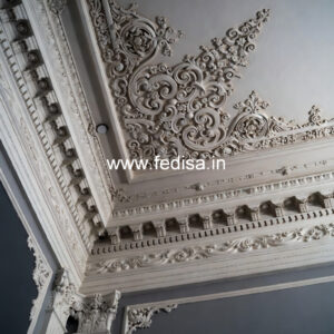 Carved Ceiling Design Pop Design For Pooja Mandir No-2182