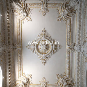 Carved Ceiling Design Marriage Hall False Ceiling Design No-2184