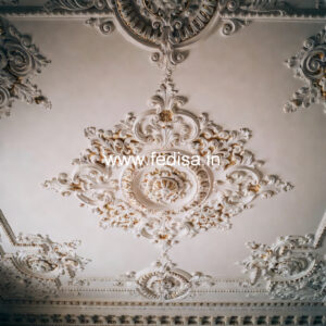 Carved Ceiling Design Plain False Ceiling Design For Hall No-2191