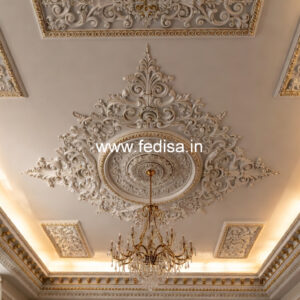 Carved Ceiling Design Modern Living Room Ceiling Fans No-2241