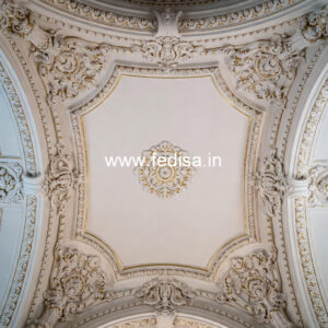Carved Ceiling Design Simple Plain False Ceiling Design No-2284