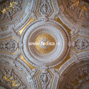 Carved Ceiling Design High Ceiling Living Room Lighting Ideas No-2306