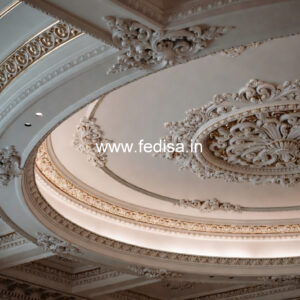 Carved Ceiling Design Pop Design With Mdf Jali No-2310