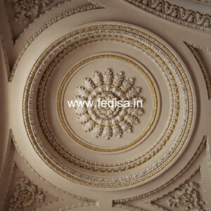 Carved Ceiling Design Pop Design For Rectangular Room No-2313