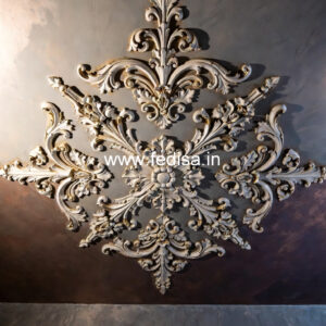 Carved Ceiling Design False Ceiling In Room No-2318